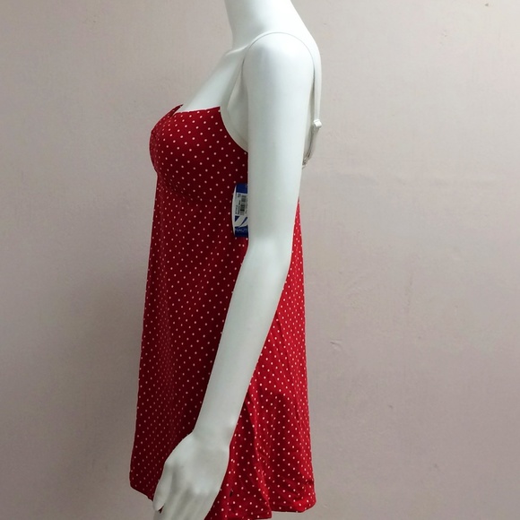 Nautica Red Dress Swimsuit - Picture 3 of 8